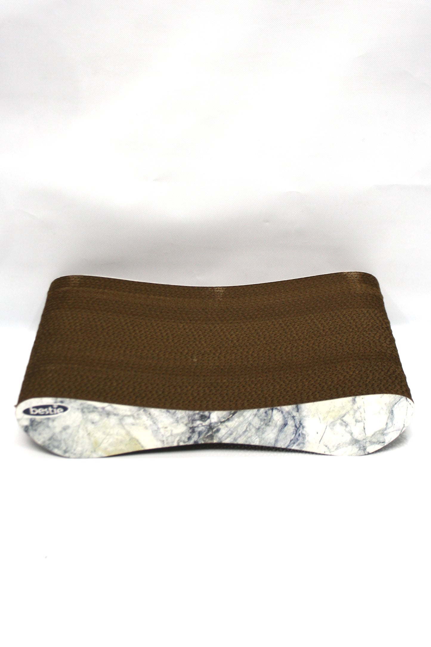 Dekoratif Karton Kedi Tırmalama Kanepesi - Small (43x24x8,5 cm) Mermer Desen